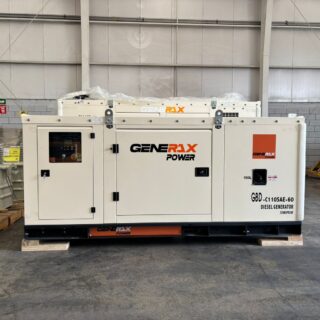 Generador Eléctrico 100 KW Diesel Marca Generax 220 V Con Caseta Nuevo